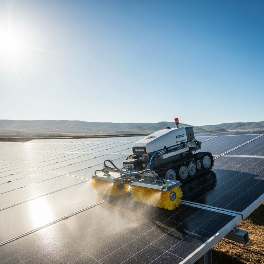 Solar Panel Cleaning Robot